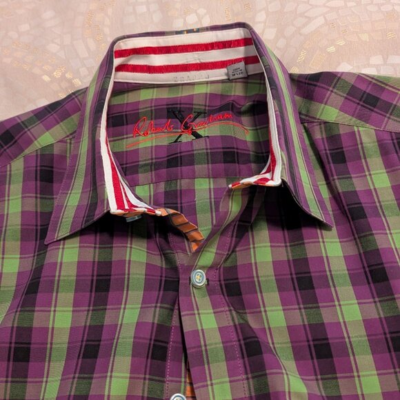 Robert Graham "X" men's long-sleeve shirt, size XL - Picture 2 of 5